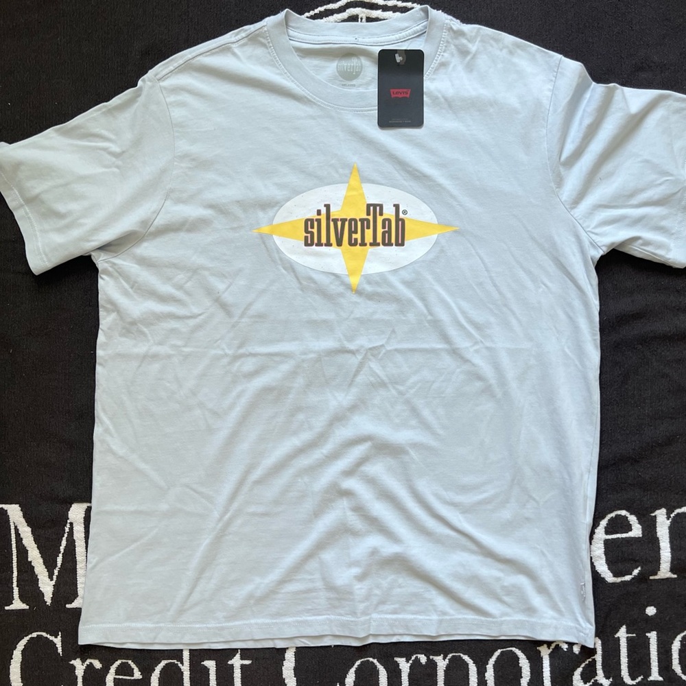 Modern Levi’s SilverTab Baby Blue T-shirt